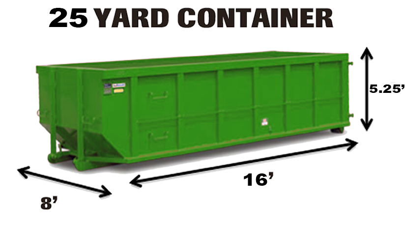 25 yard dumpster rental