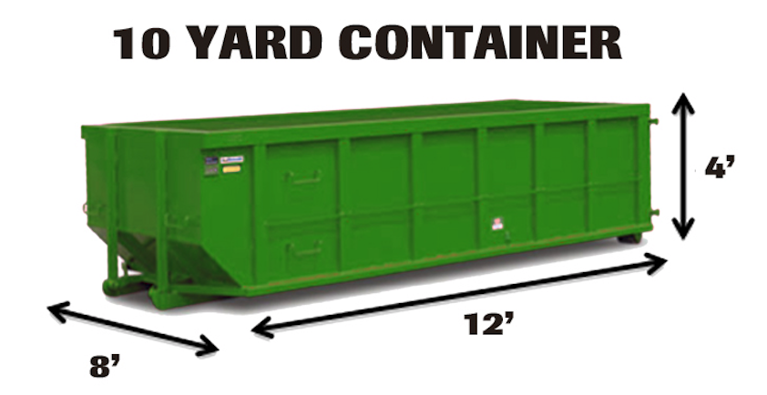 10 yard dumpster rental near you in Connecticut, CT
