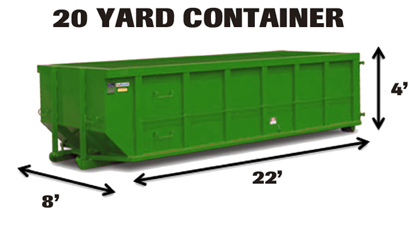20 yard dumpster rental near you in Connecticut, CT