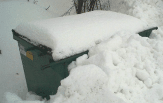 Why Rent a Dumpster in Winter