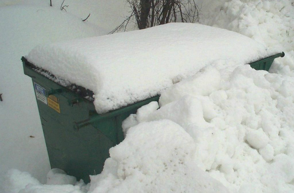 Why Rent a Dumpster in Winter?