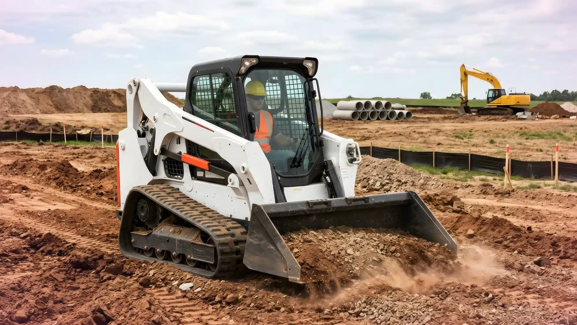get-familiar-with-what-commercial-excavation-services-include-in-east-lyme-ct heavy equipment performing commercial excavation and site preparation work in east lyme connecticut